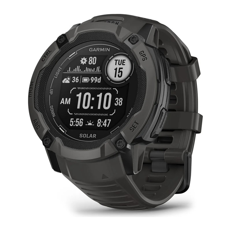 Montre GPS Garmin Instinct 2X Solar, Graphite