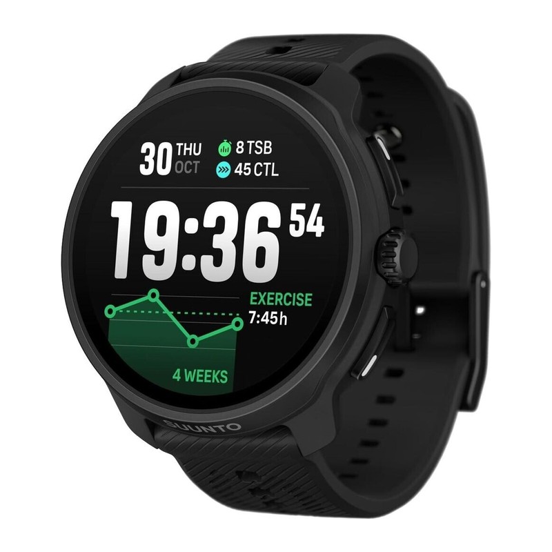 Montre GPS Suunto Race 2 – 49 mm, Acier, Noir intégral