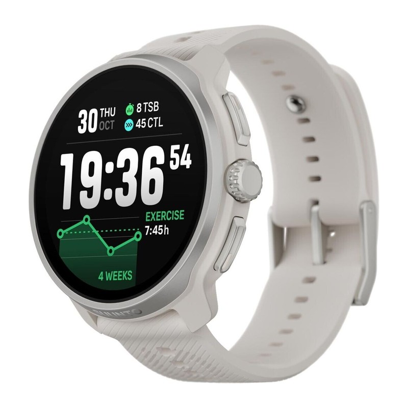Montre GPS Suunto Race 2 – 49 mm, Acier, Gris plume