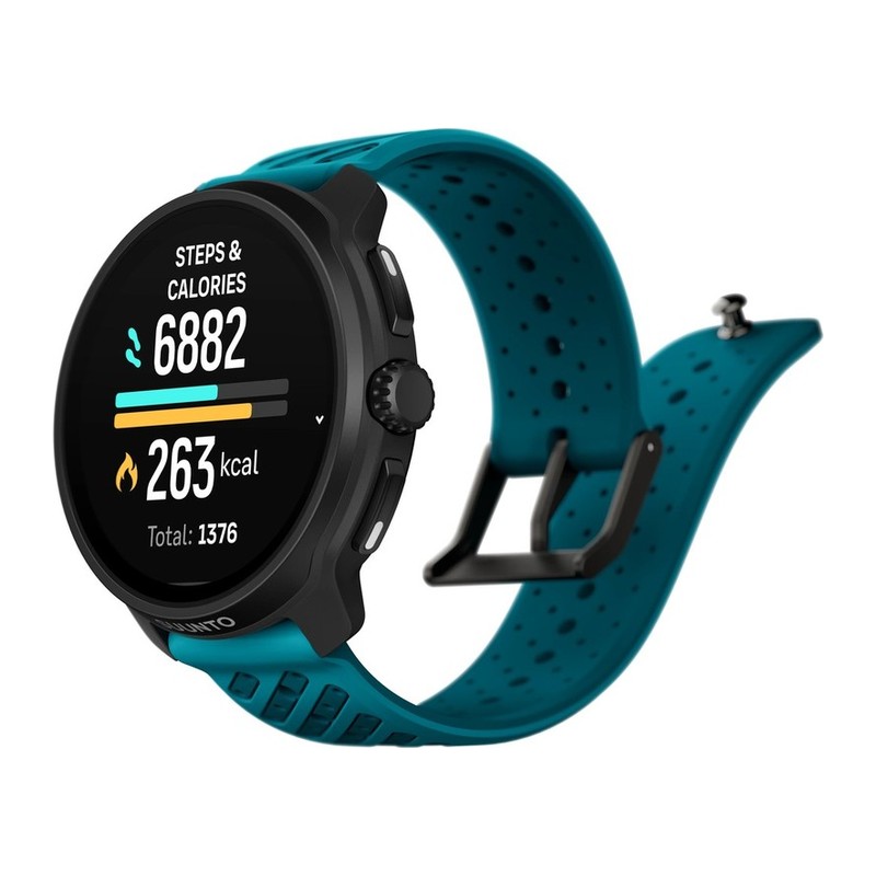 Montre GPS Suunto Race 2 – 49 mm, Acier, Bleu vague