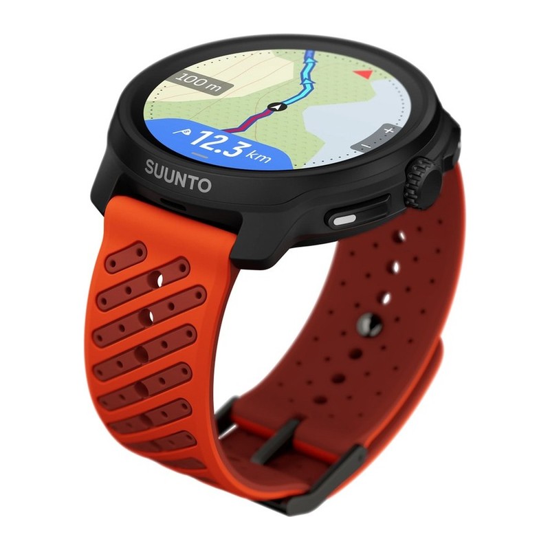 Montre GPS Suunto Race 2 – 49 mm, Acier, Orange corail
