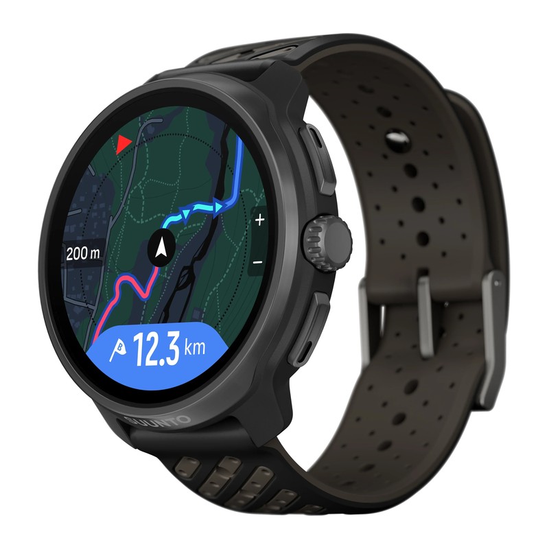 Montre GPS Suunto Race 2 – 49 mm, Titane, Noir intégral