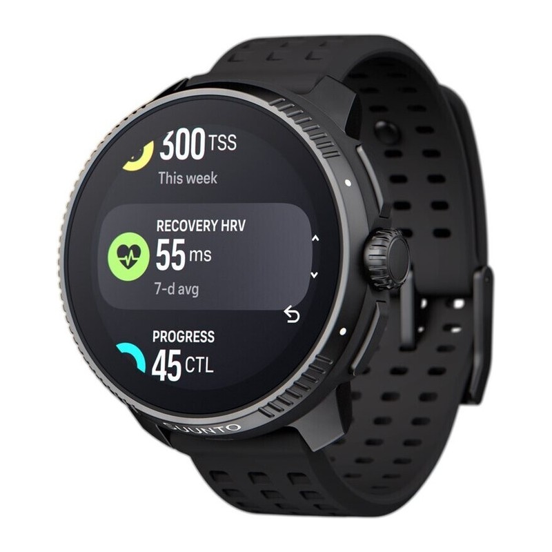 Montre GPS Suunto Race – 49 mm, Acier, Noir intégral
