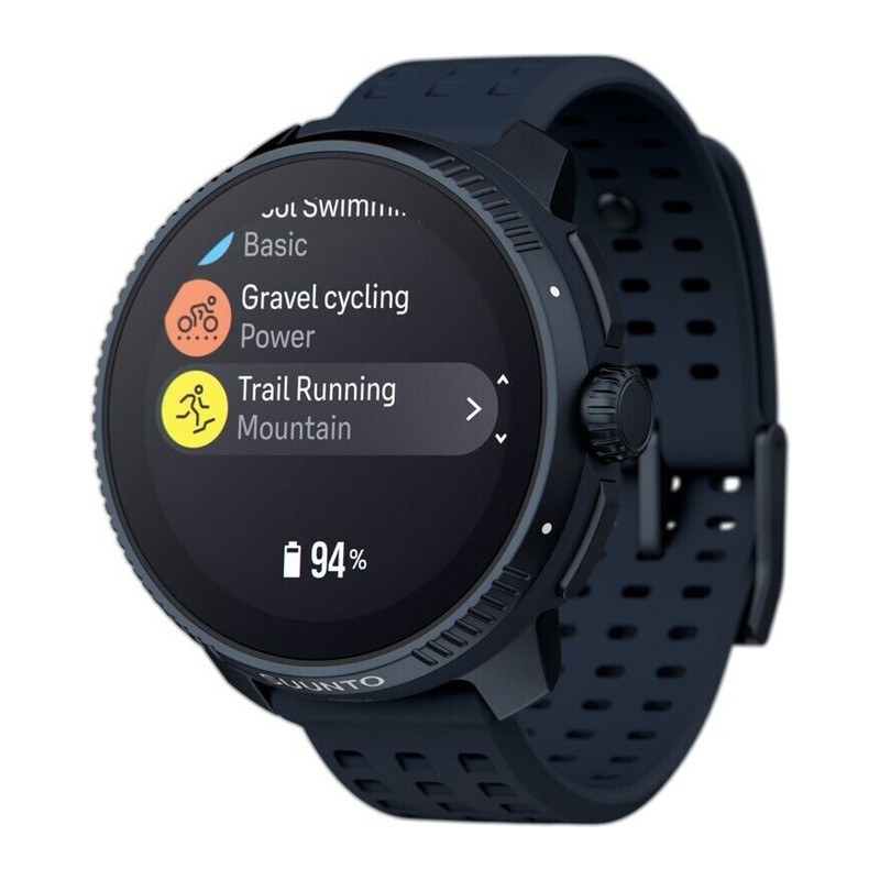 Montre GPS Suunto Race – 49 mm, Acier, Bleu nuit