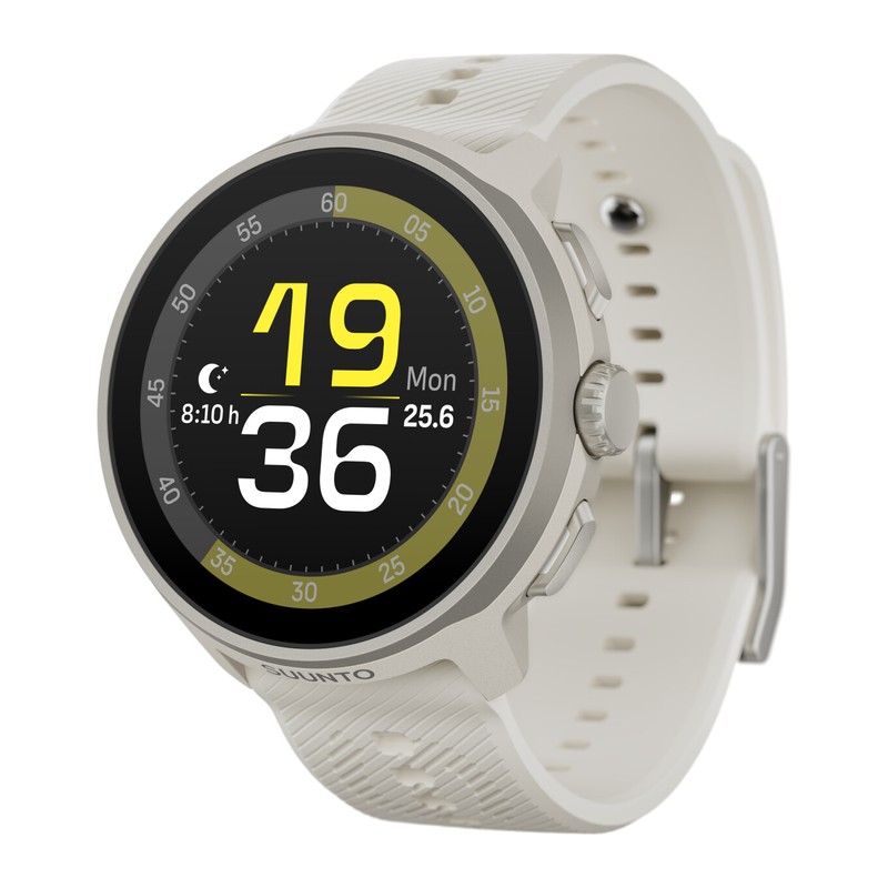 Montre GPS Suunto Run – Bracelet silicone, Gris givré