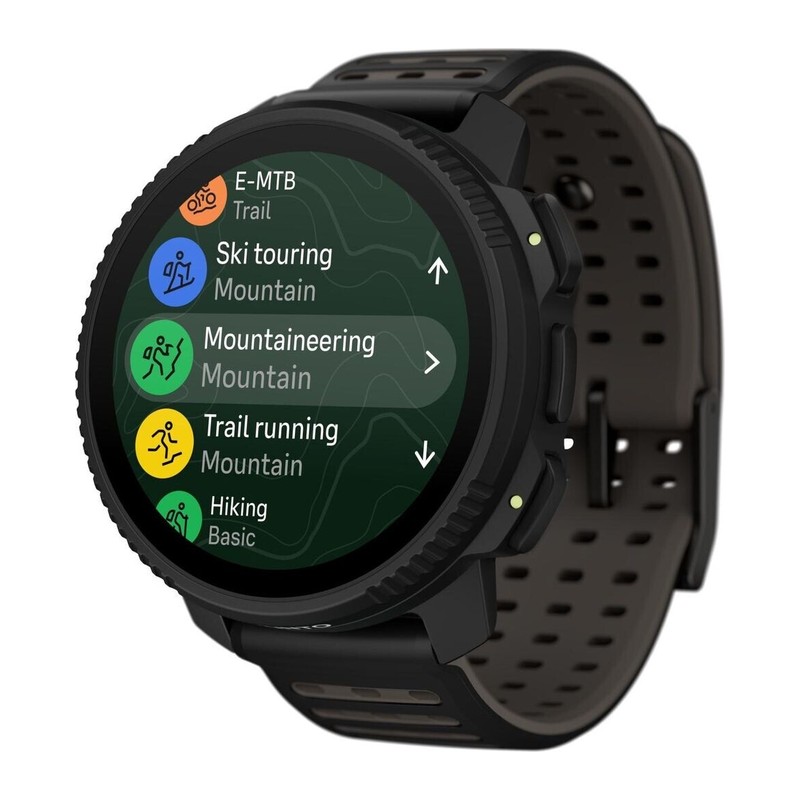 Montre GPS Suunto Vertical 2 – 49 mm, Acier, Noir intégral