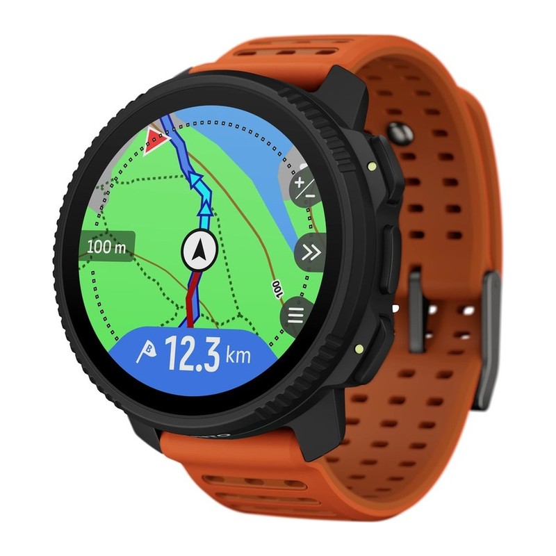 Montre GPS Suunto Vertical 2 – 49 mm, Acier, Canyon (orange)