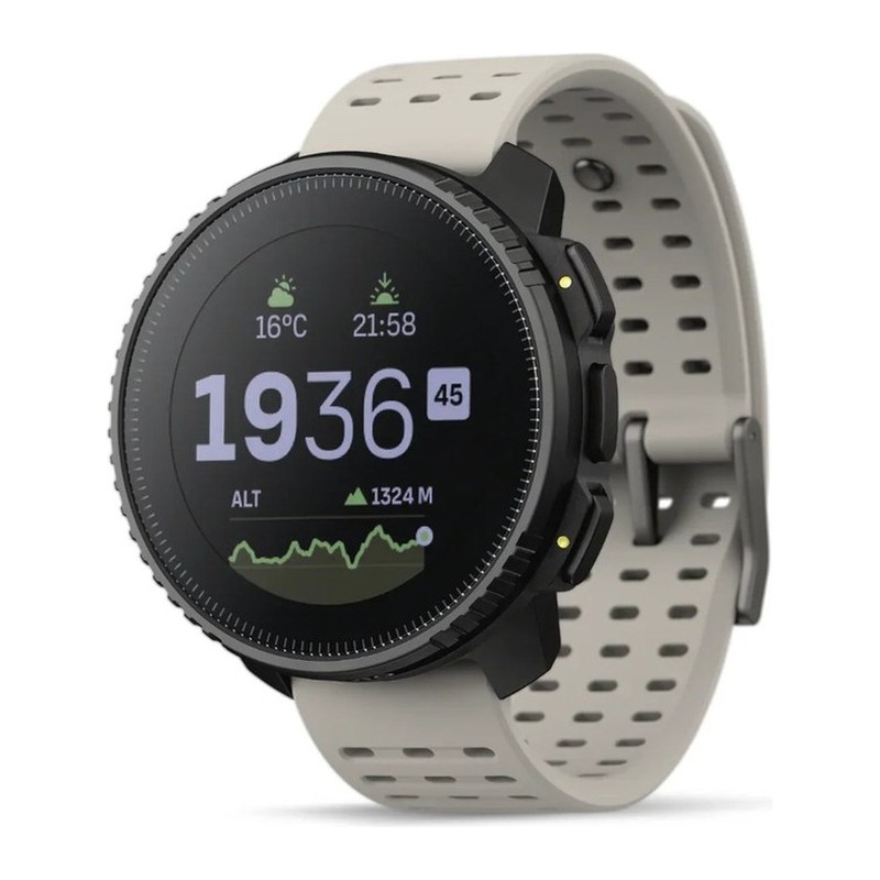 Montre GPS Suunto Vertical – 49 mm, Acier, Noir et sable