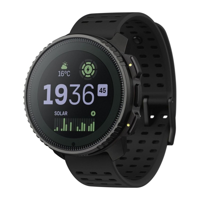 Montre GPS Suunto Vertical – 49 mm, Acier, Solar, Noir intégral