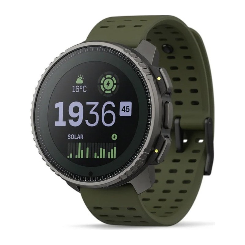 Montre GPS Suunto Vertical – 49 mm, Titane, Solar, Forêt (vert)