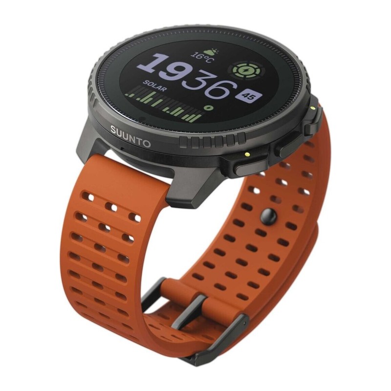 Montre GPS Suunto Vertical – 49 mm, Titane, Solar, Canyon (orange)
