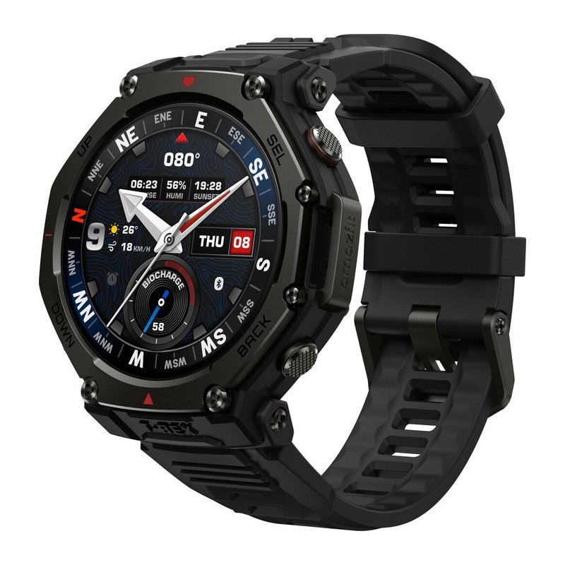 Montre GPS Amazfit T-Rex 3 Pro – 48 mm, Noir tactique
