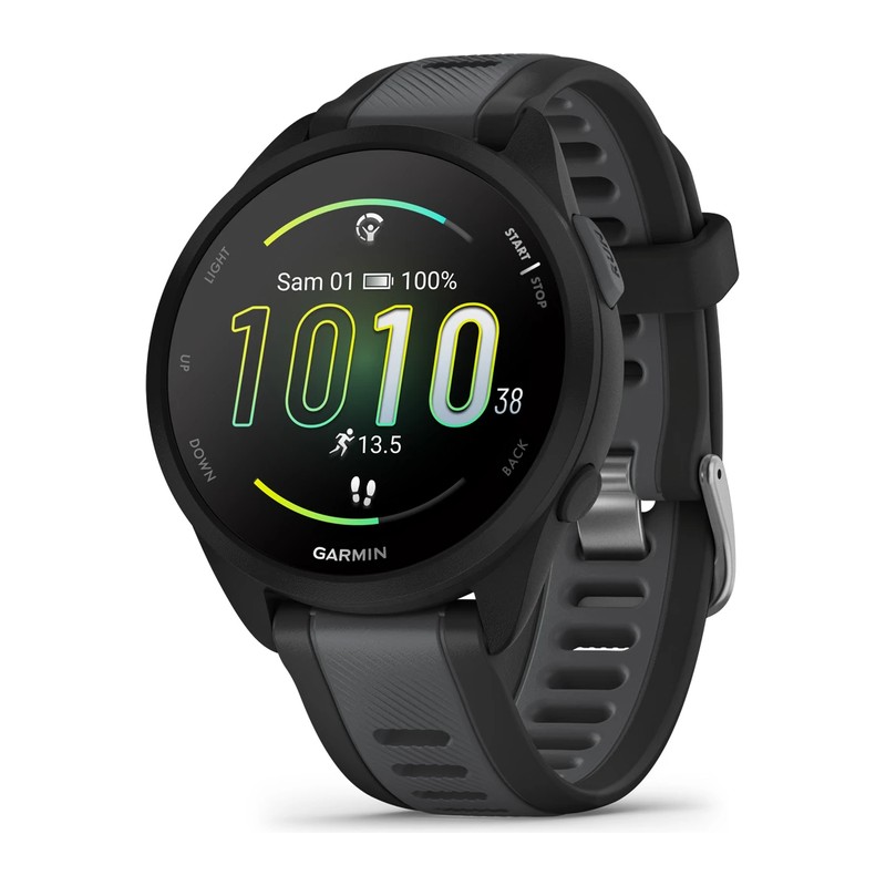 Montre GPS Garmin Forerunner 165, Noir/Gris