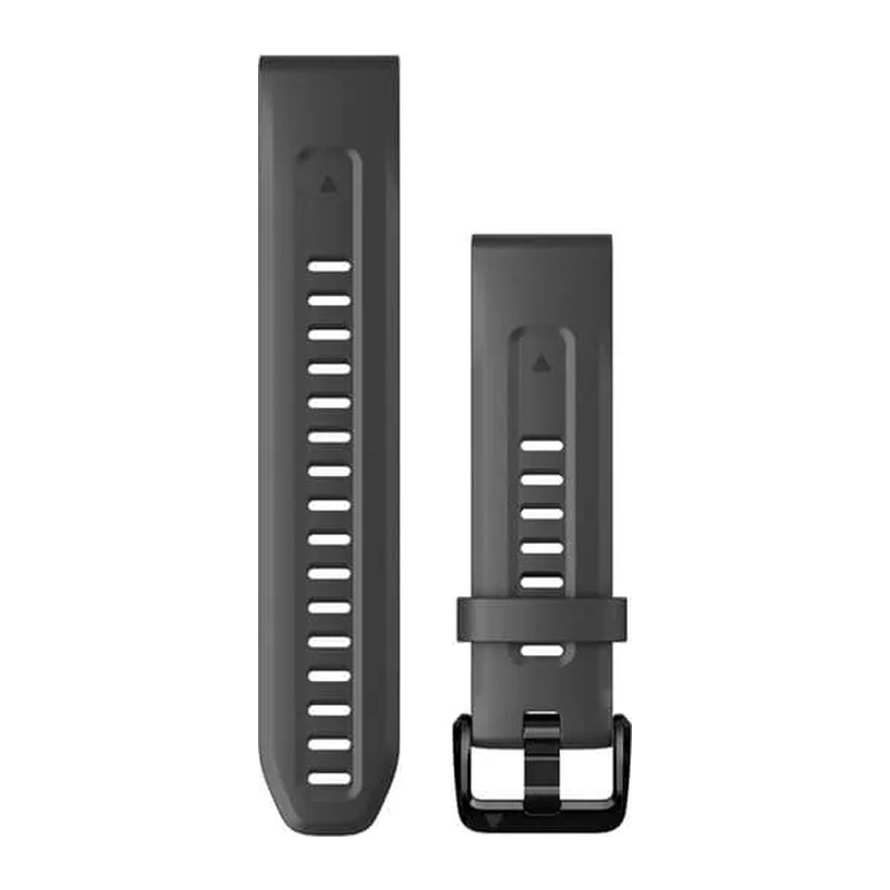 Bracelet de montre Garmin QuickFit 20 mm – silicone gris clair