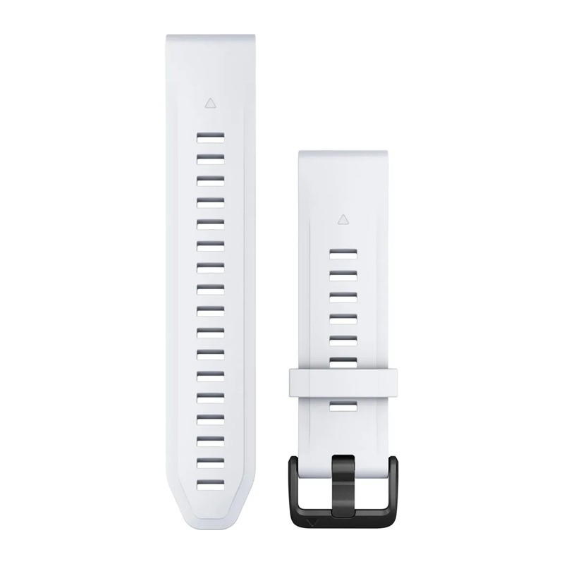 Bracelet de montre Garmin QuickFit 20 mm – silicone blanc (Whitestone)