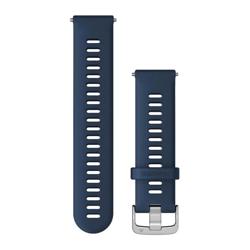 Bracelet de montre Garmin Quick Release 22 mm – silicone bleu