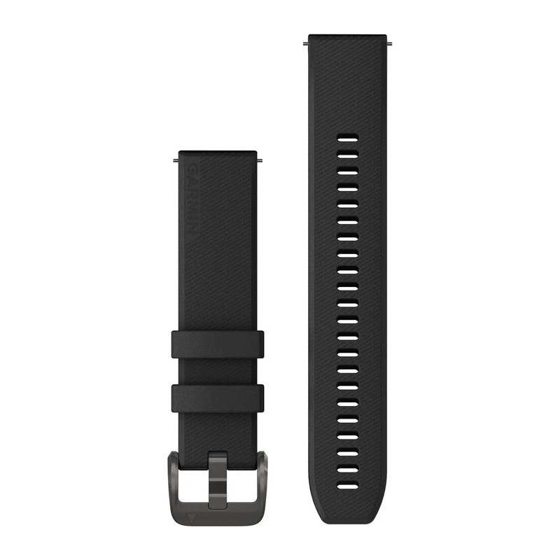 Bracelet de montre Garmin Quick Release 20 mm – silicone noir
