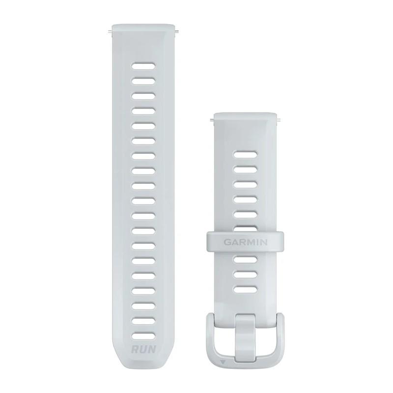 Bracelet de montre Garmin Quick Release 20 mm – silicone blanc (Whitestone)
