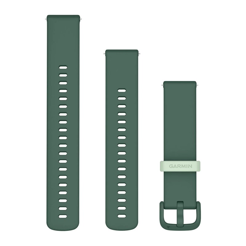 Bracelet de montre Garmin Quick Release 20 mm – silicone vert sapin