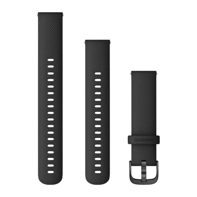 Bracelet de montre Garmin Quick Release 18 mm – silicone noir