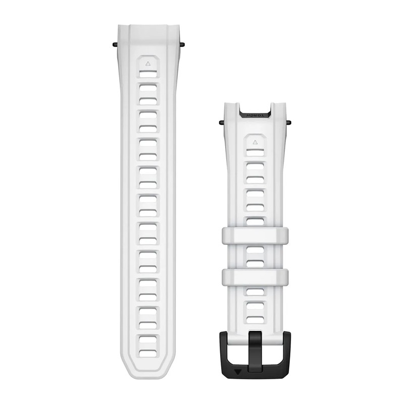 Bracelet Garmin 22 mm pour Instinct 3 – 45 mm – silicone blanc