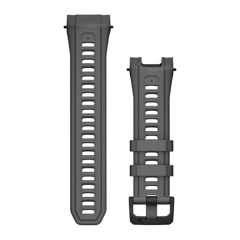 Bracelet Garmin 26 mm pour Instinct 3 – 50 mm – silicone gris charbon