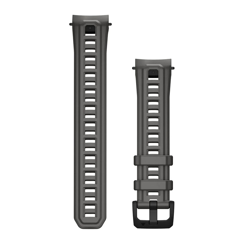 Bracelet Garmin 22 mm pour Instinct E – 45 mm – silicone gris charbon