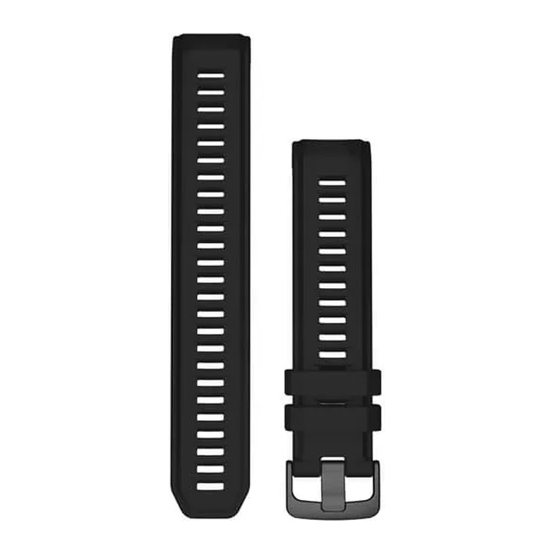Bracelet Garmin 22 mm pour Instinct 2 – silicone noir