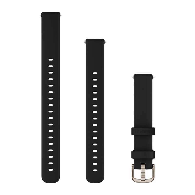 Bracelet Garmin 14 mm pour Lily 2 – silicone noir