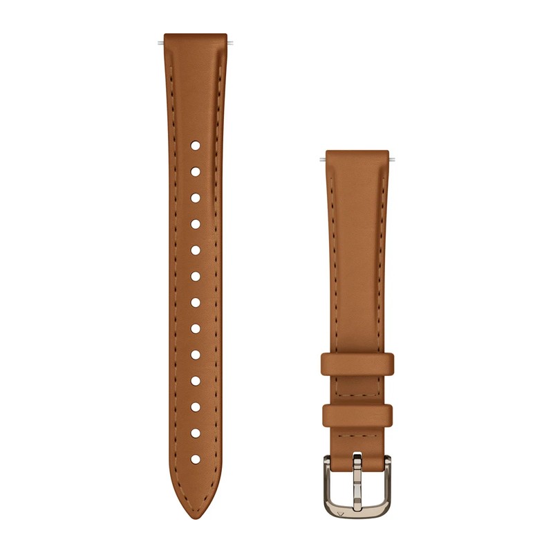 Bracelet Garmin 14 mm pour Lily 2 – cuir camel