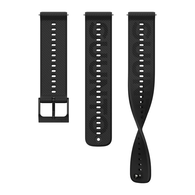 Bracelet Suunto 22 mm Athletic 6 – silicone noir