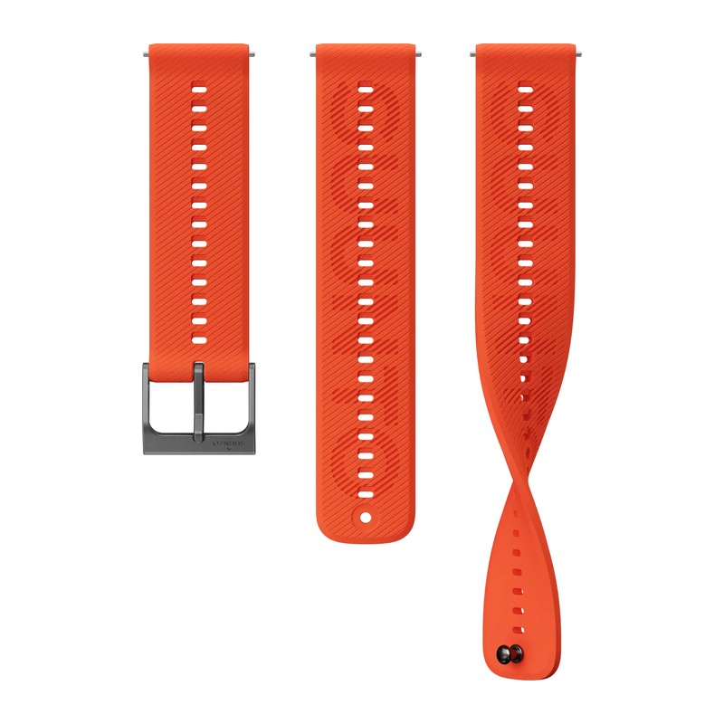 Bracelet Suunto 22 mm Athletic 6 – silicone orange corail