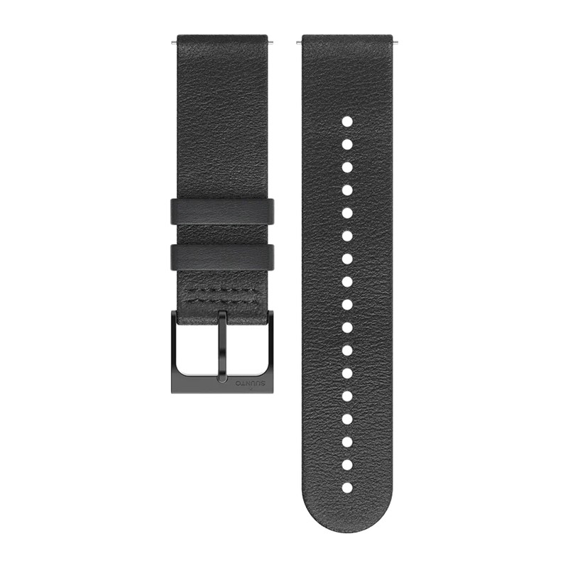 Bracelet Suunto 22 mm Urban 6 – cuir noir, taille M