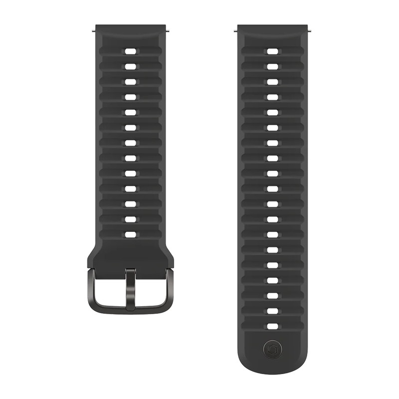 Bracelet COROS 22 mm – silicone noir