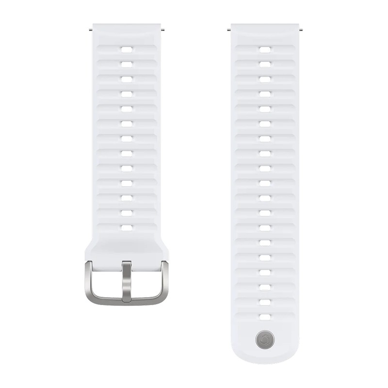 Bracelet COROS 22 mm – silicone blanc