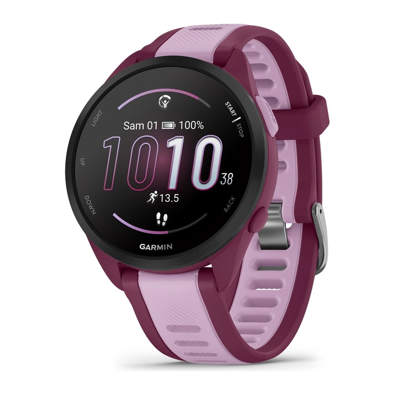 Montre GPS Garmin Forerunner 165 Music, Prune/Lilas