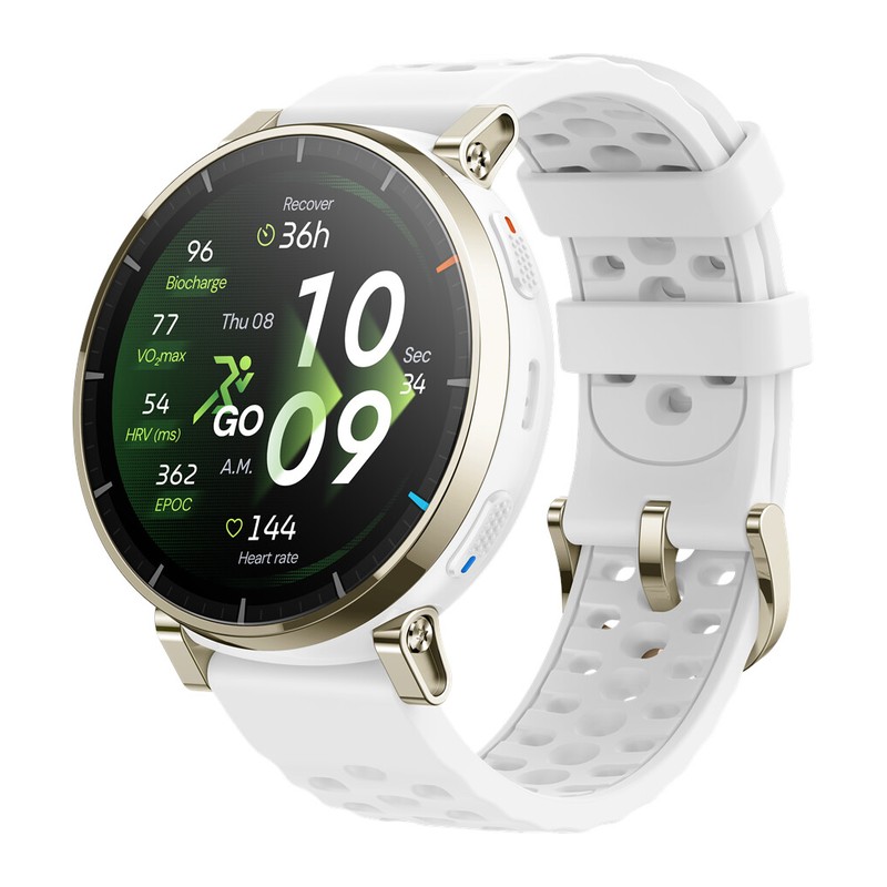 Montre connectée Amazfit Active 3 Premium, Blanc Aero